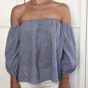 By The Way off the shoulder long sleeve top, XS